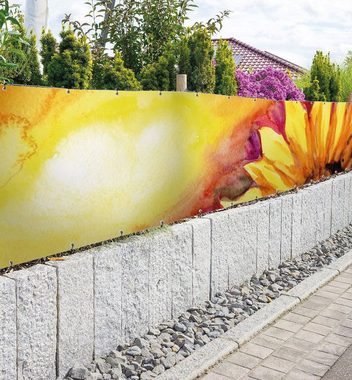 MyMaxxi Sichtschutzzaunmatten Zaunbanner Sonnenblume Sichtschutz Garten Zaun