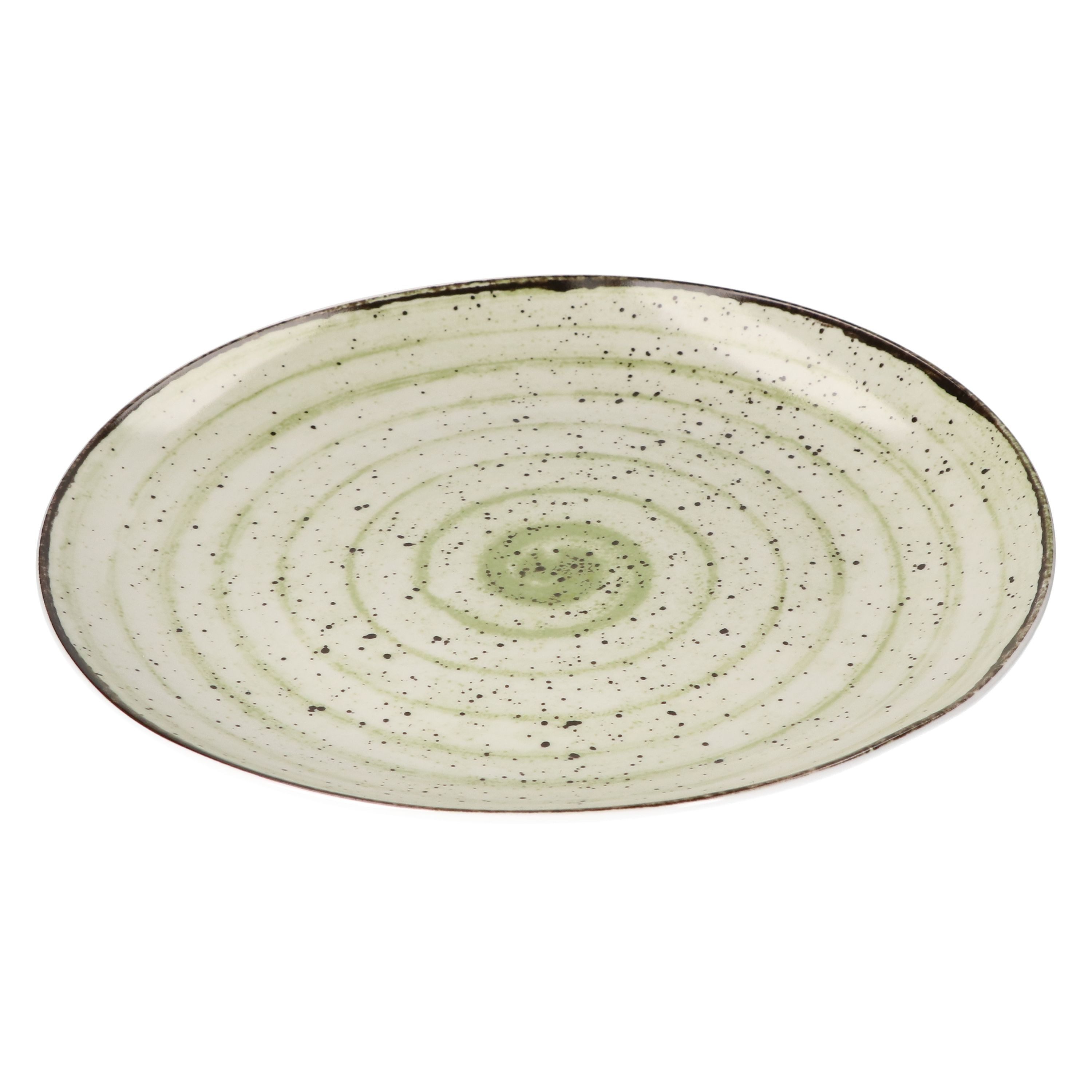 van Well Speiseteller 6er Set Essteller flach Riva 27cm Porzellan