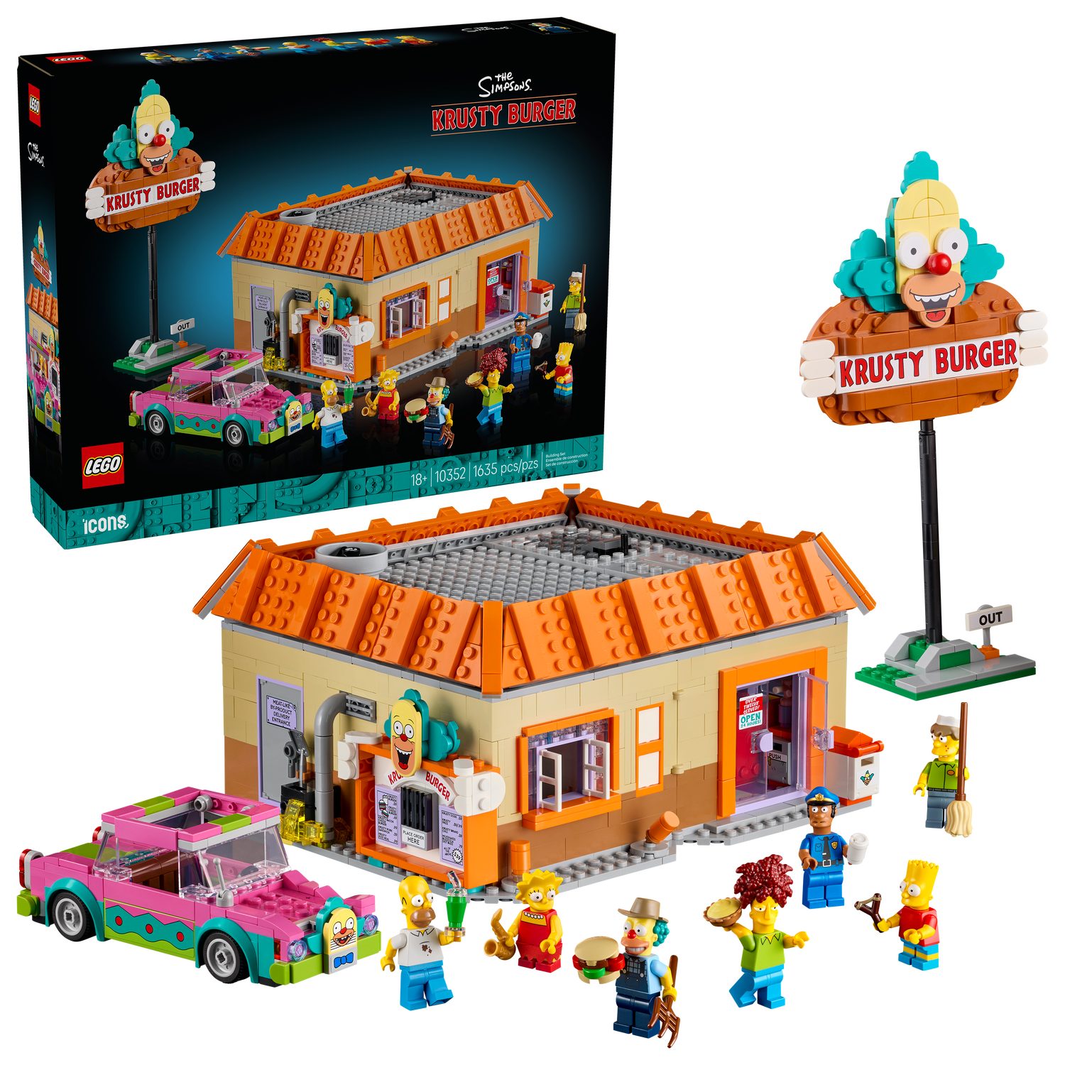 LEGO® Icons 10352 The Simpsons™: Krusty günstig online kaufen