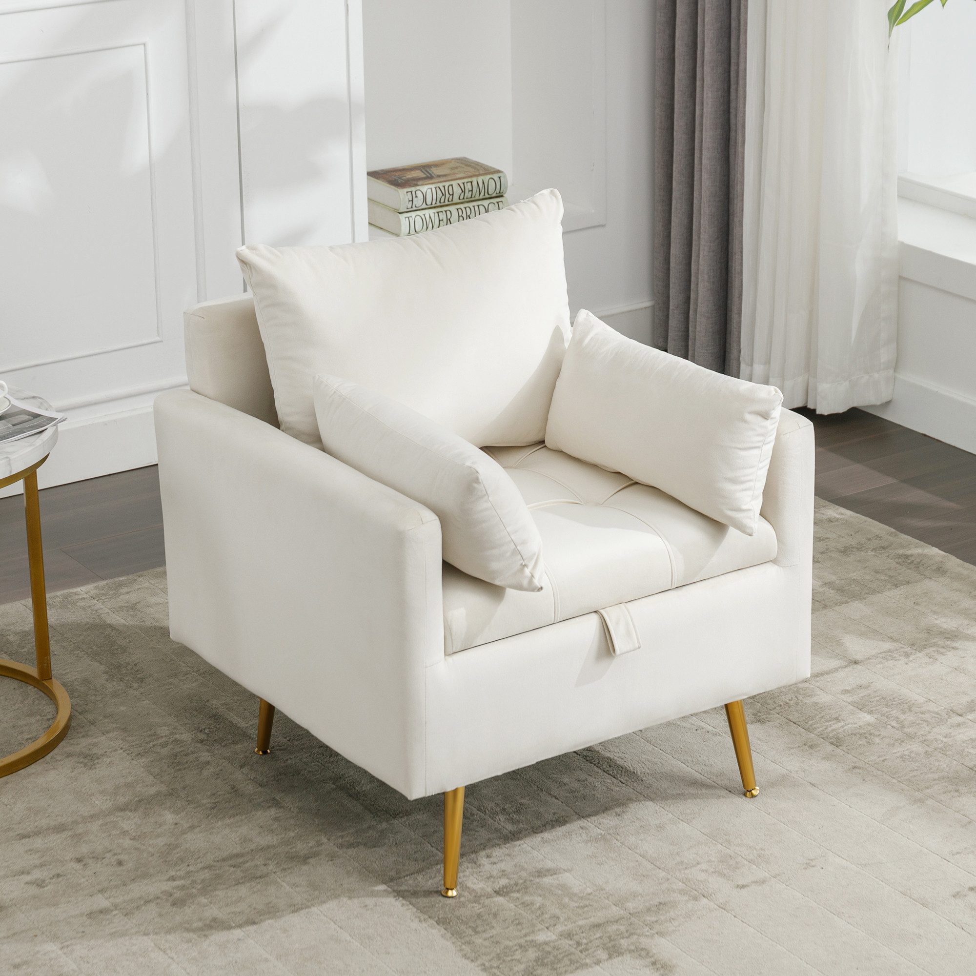 Flieks Loungesessel mit hydraulischem Stauraum und günstig online kaufen
