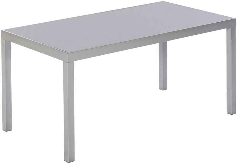 MERXX Gartentisch Taviano (Tisch 90x150 cm), Aluminium, Sicherheitsglas