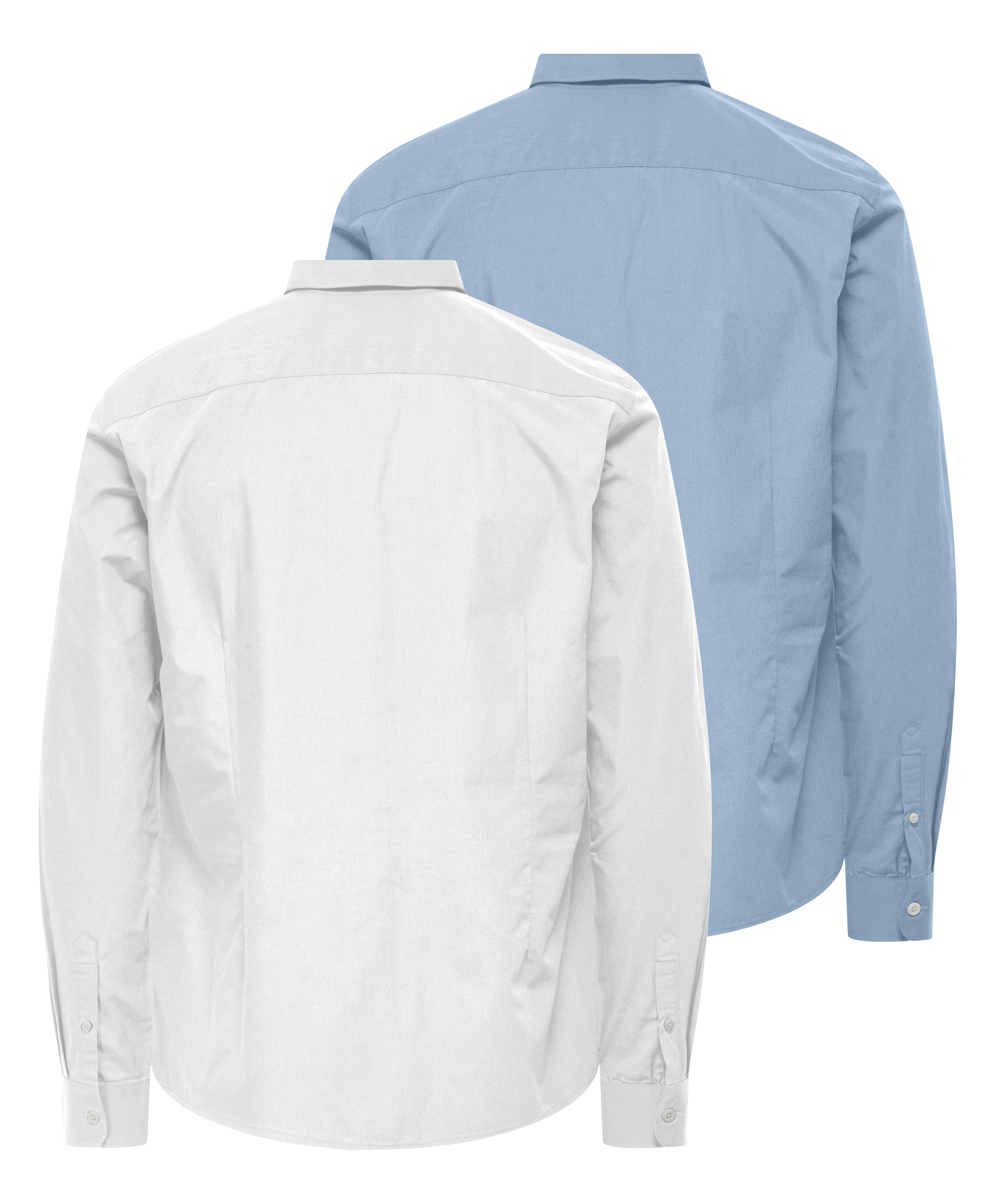ONLY & SONS Langarmhemd ONSFLORIAN LIFE LS POPLIN SHIRT 2- PACK (Packung, 2 günstig online kaufen