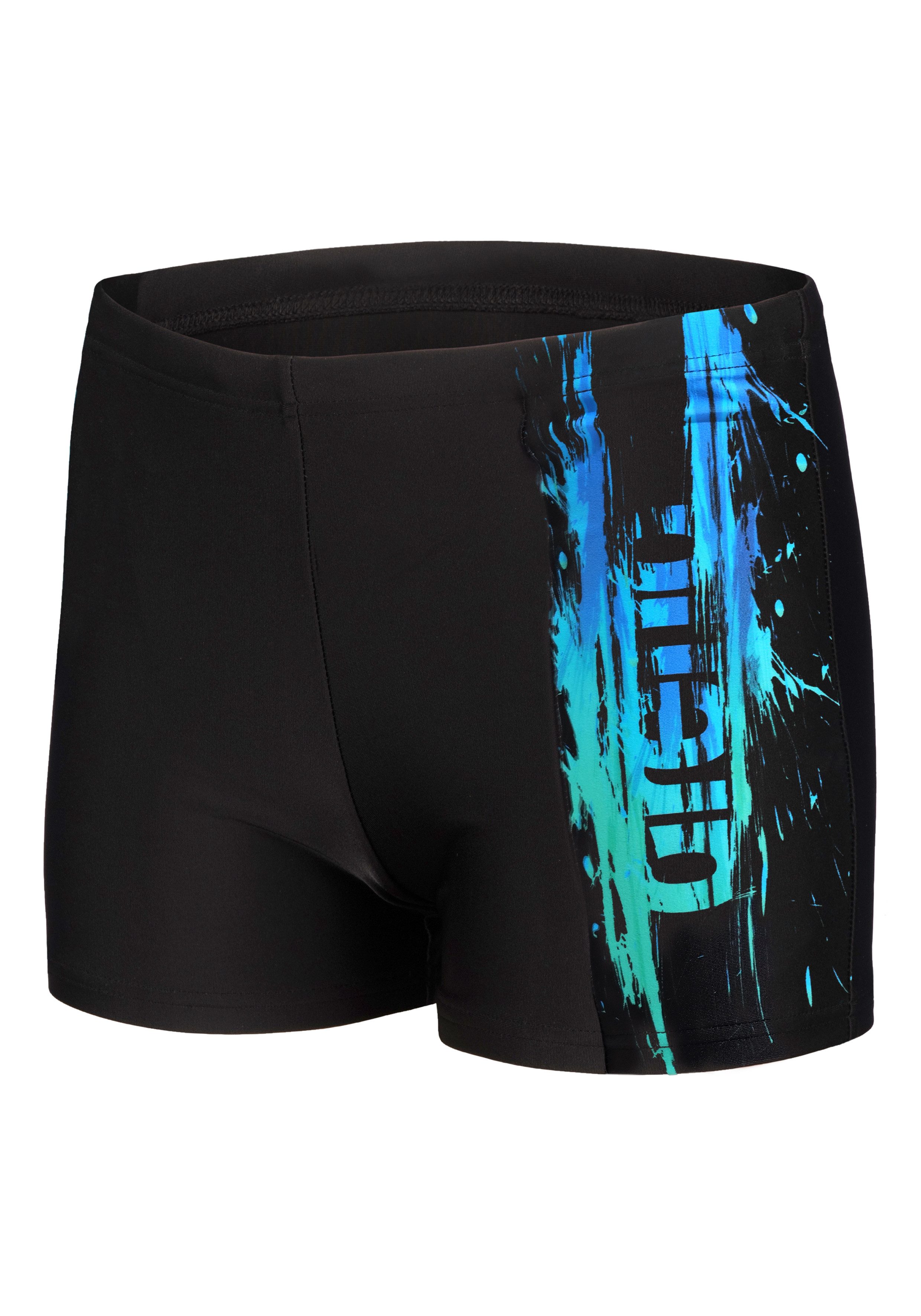 Arena Badeshorts B ARENA PAINT SWIM SHORT mit Stretchmaterial, chlor- und salzwasserbeständig