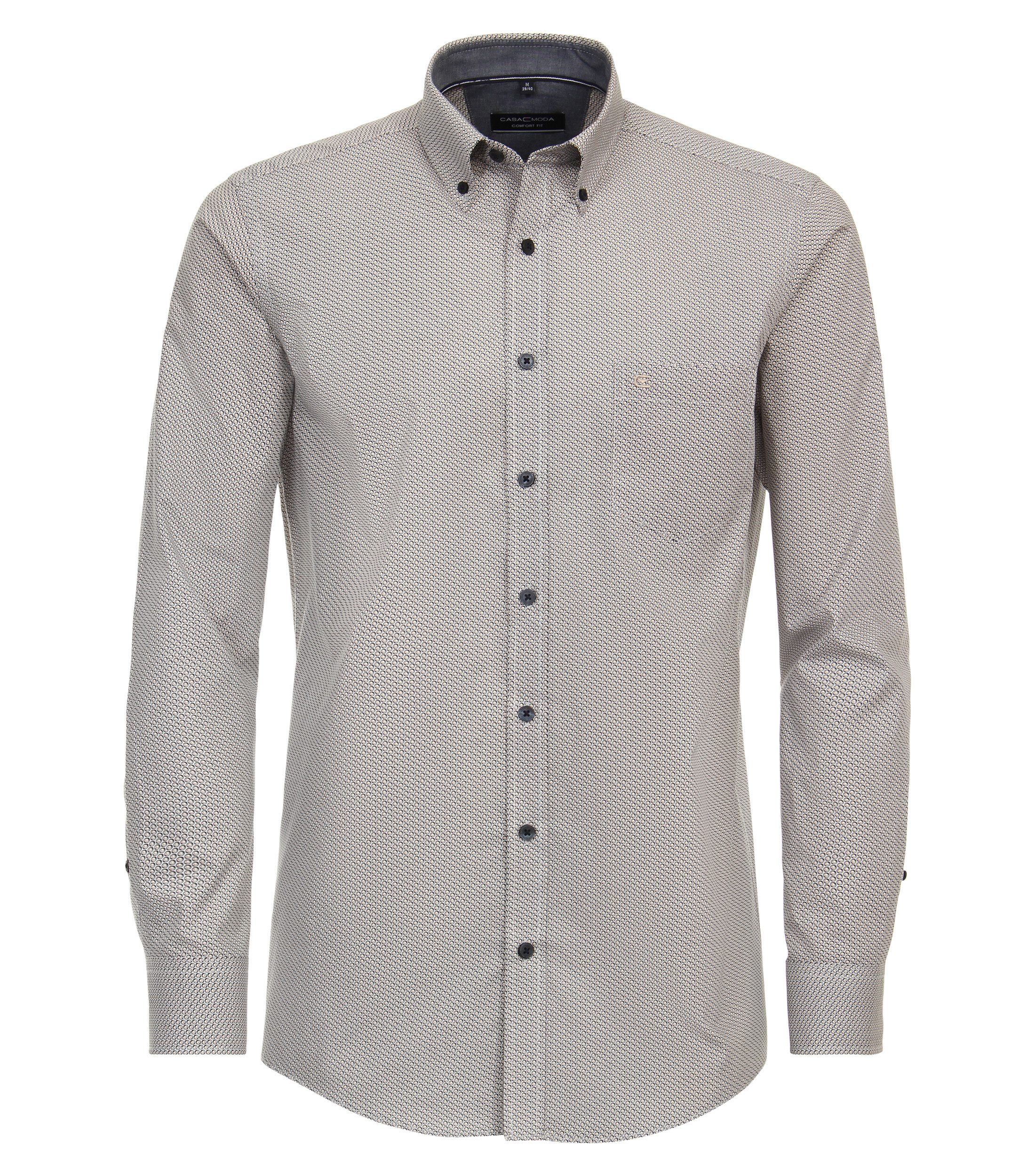 CASAMODA Langarmhemd CASAMODA Freizeithemd Print