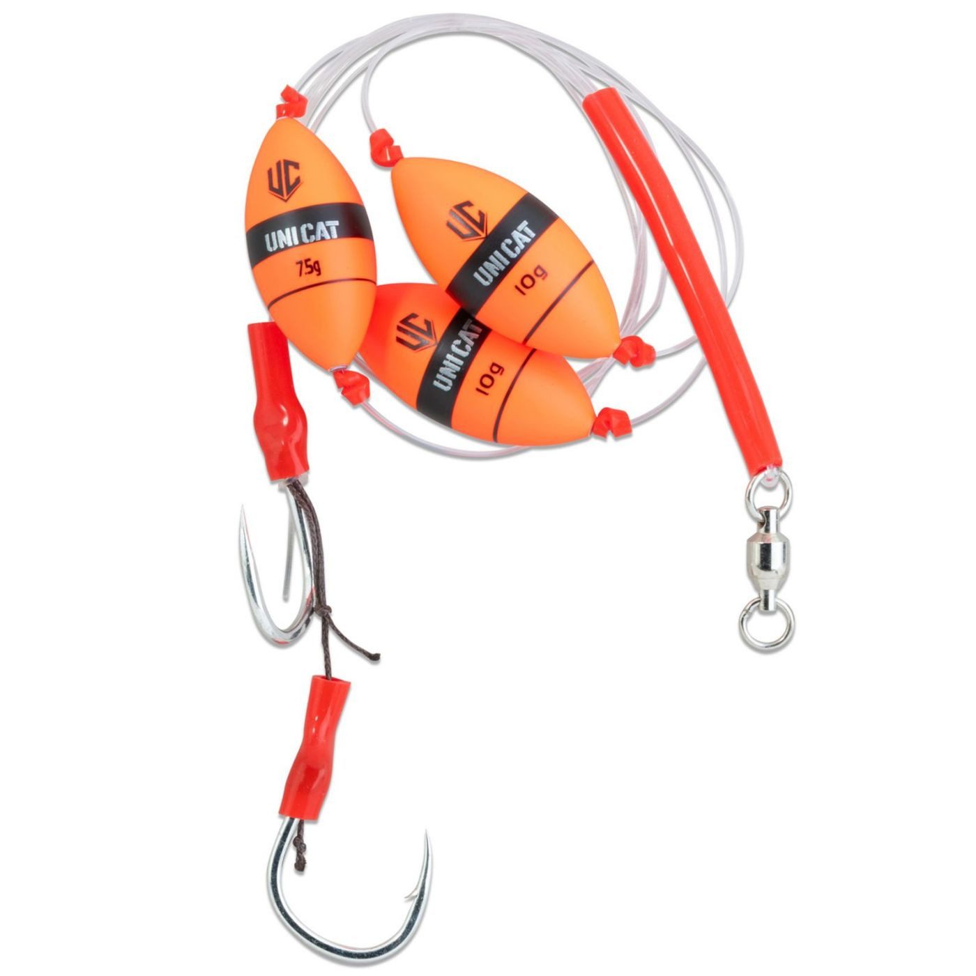 Wallerhaken UNI CAT Weightless Smelly Gripper Rig - Montage zum Wallerangeln