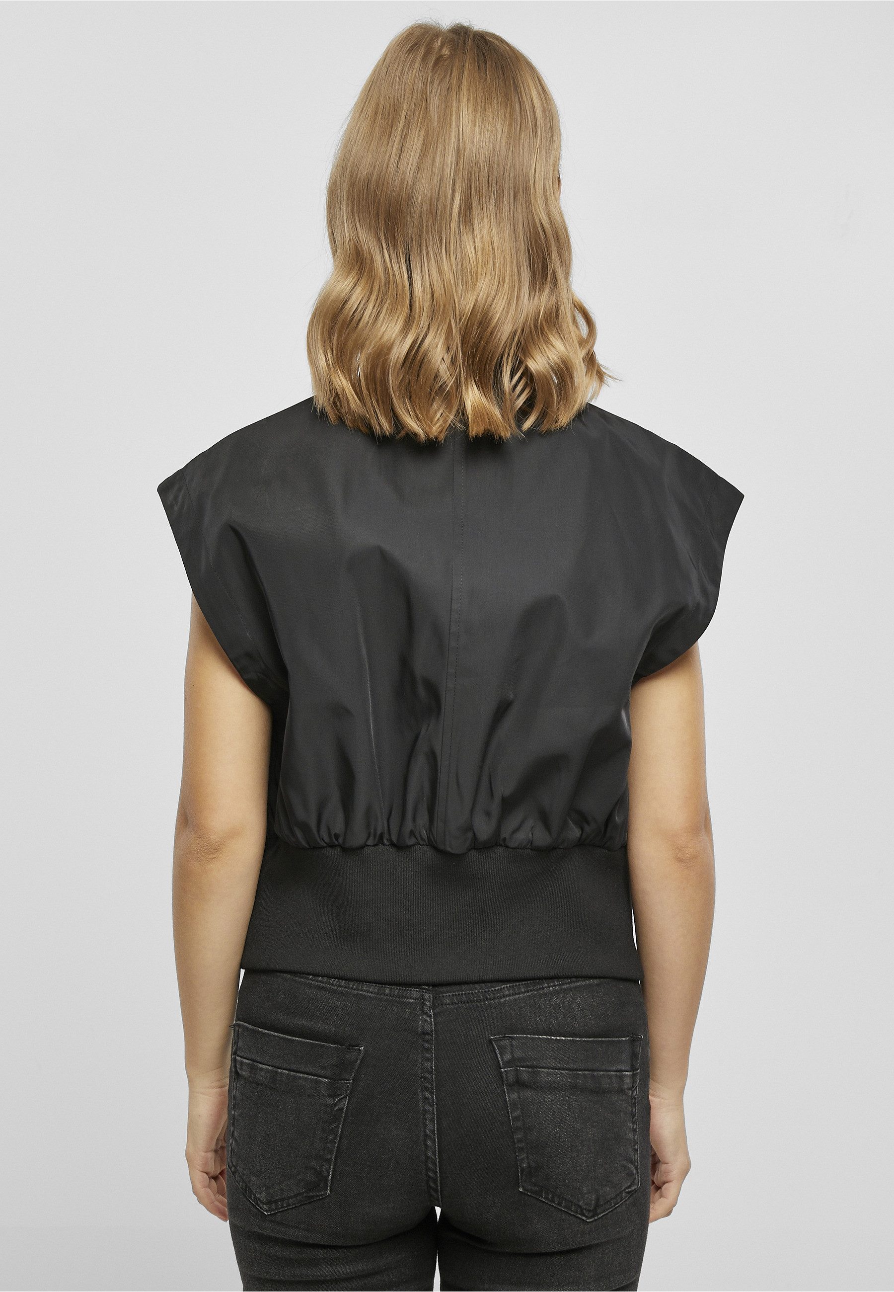 URBAN CLASSICS Funktionsweste Urban Classics Damen Ladies Recycled Short Bomber Vest (1-tlg)