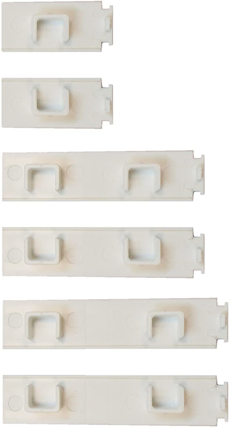 Gardinenschiene Enddeckel für Kunststoff-Gardinenschiene, Garduna, 1-läufig, Kunststoff