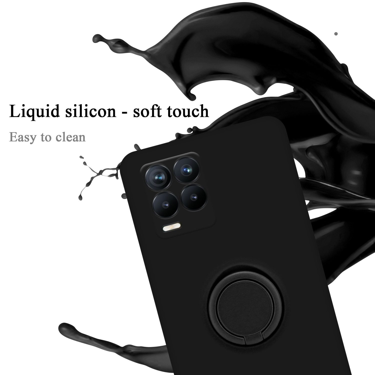 Cadorabo Handyhülle für Realme 8 4G / 8 PRO Hülle Realme 8 4G / 8 PRO, Robustes Hard Case - Handy Schutzhülle - Hülle - Back Cover Bumper