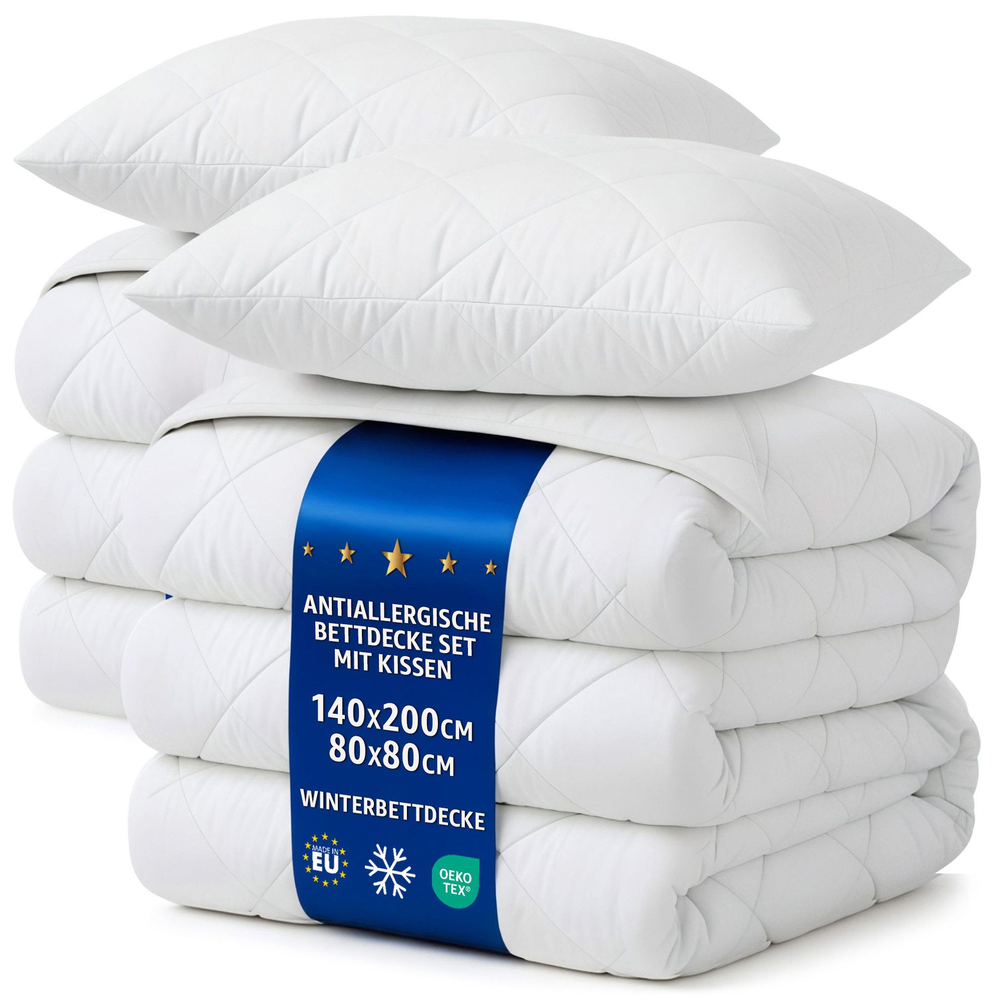 Amazinggirl Microfaserbettdecke Bettdecke - Duvet Bett Decke Steppdecke Schlafdecke Steppbettdecke, 135x200 cm, 140x200 cm, 155x200 cm, 200x200 cm, 200x220 cm, 220x240 cm