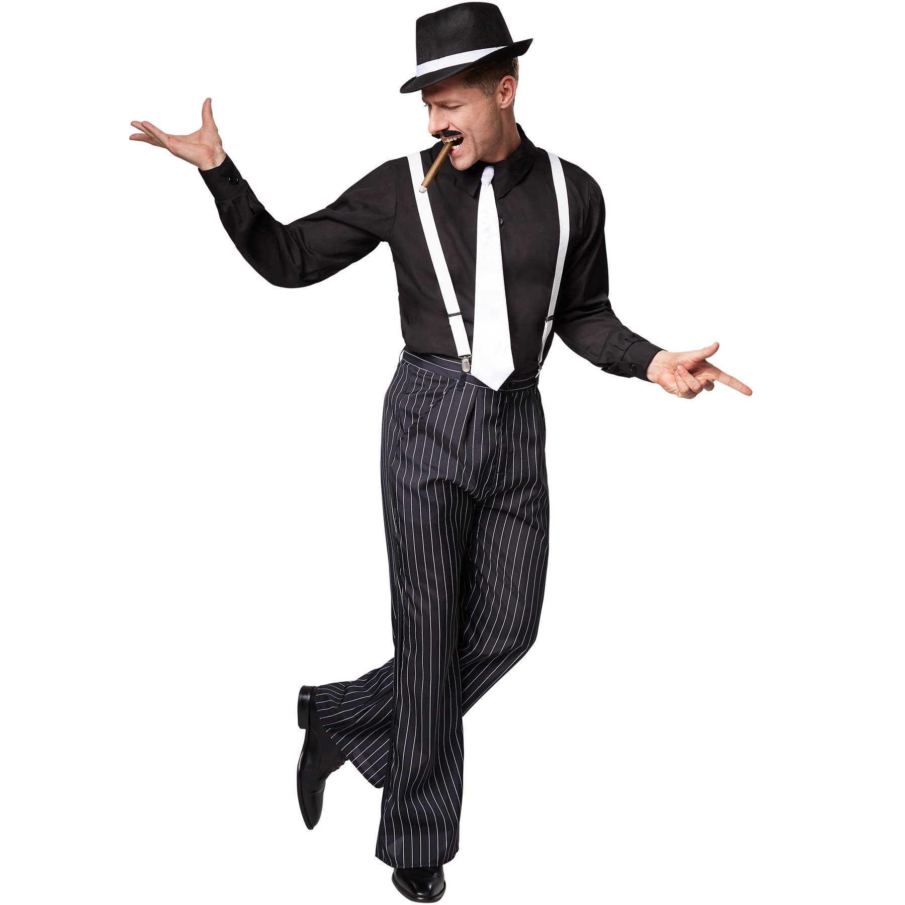 dressforfun Kostüm Herrenkostüm Gentlemen, Langarm-Hemd