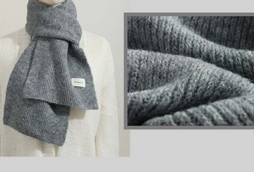 FIDDY Halstuch Einfarbiger Schal für Damen, Winter, bequem, verdickt, warm, (1-St)