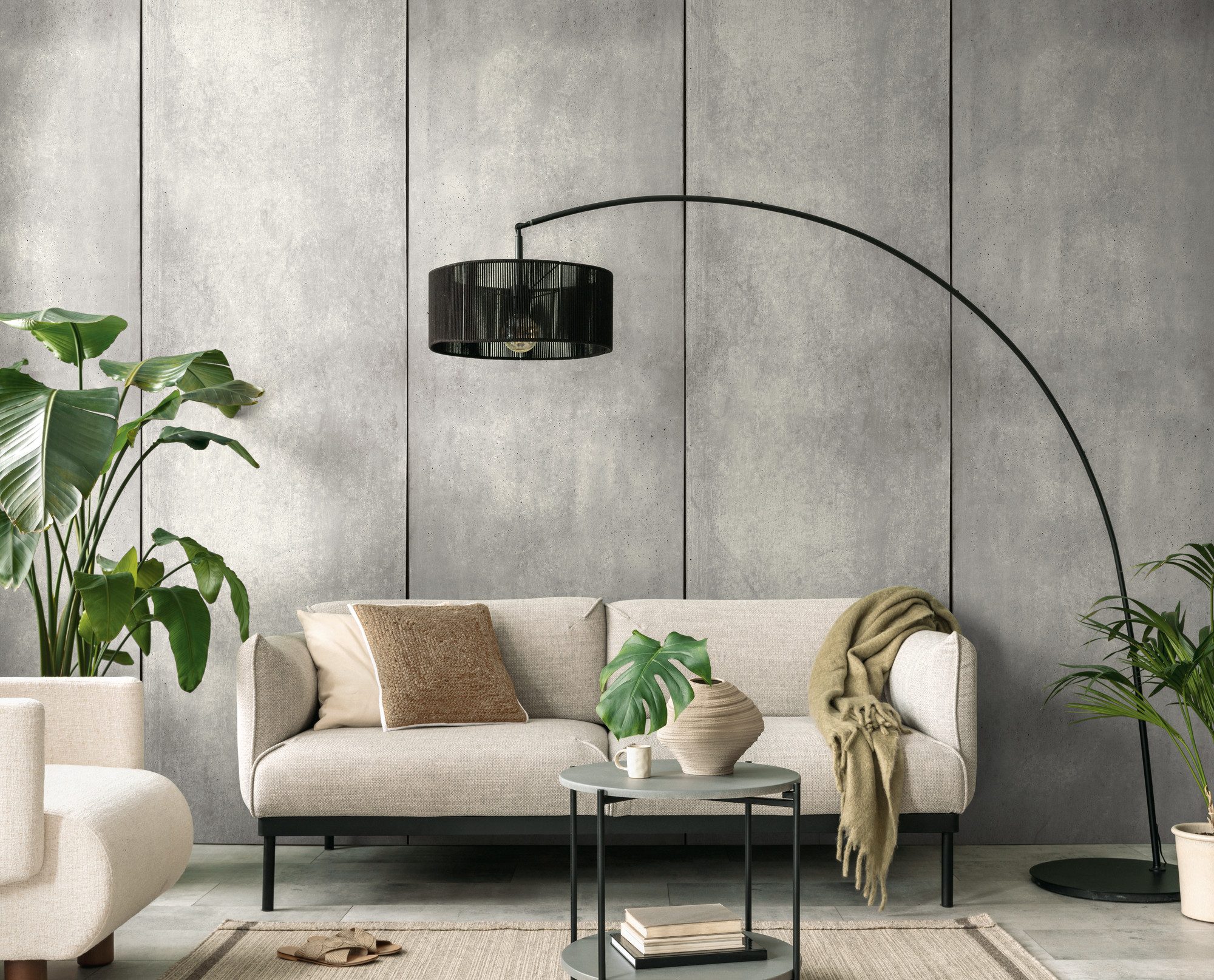 living walls Fototapete The Wall 4 Structures – Urbane Betonwand Vlies-Fototapete, leicht strukturiert, Steinoptik, matt, naturalistisch, (1 St), Urbane Betonwand mit markanter 3D-Wirkung
