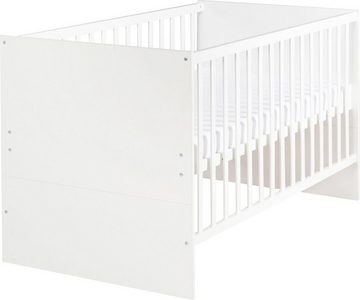 roba® Babyzimmer-Komplettset roba Anton, (Set, 3-St., bestehend aus Kombi-Kinderbett, Kleiderschrank und Wickelkommode)