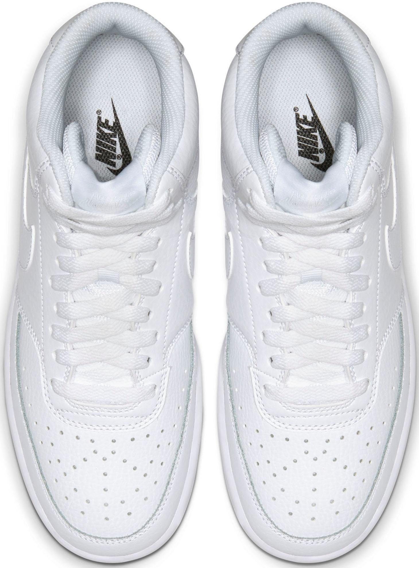 des Design auf Air Vision Spuren den Mid Court Nike Sportswear Wmns 1 Force Sneaker