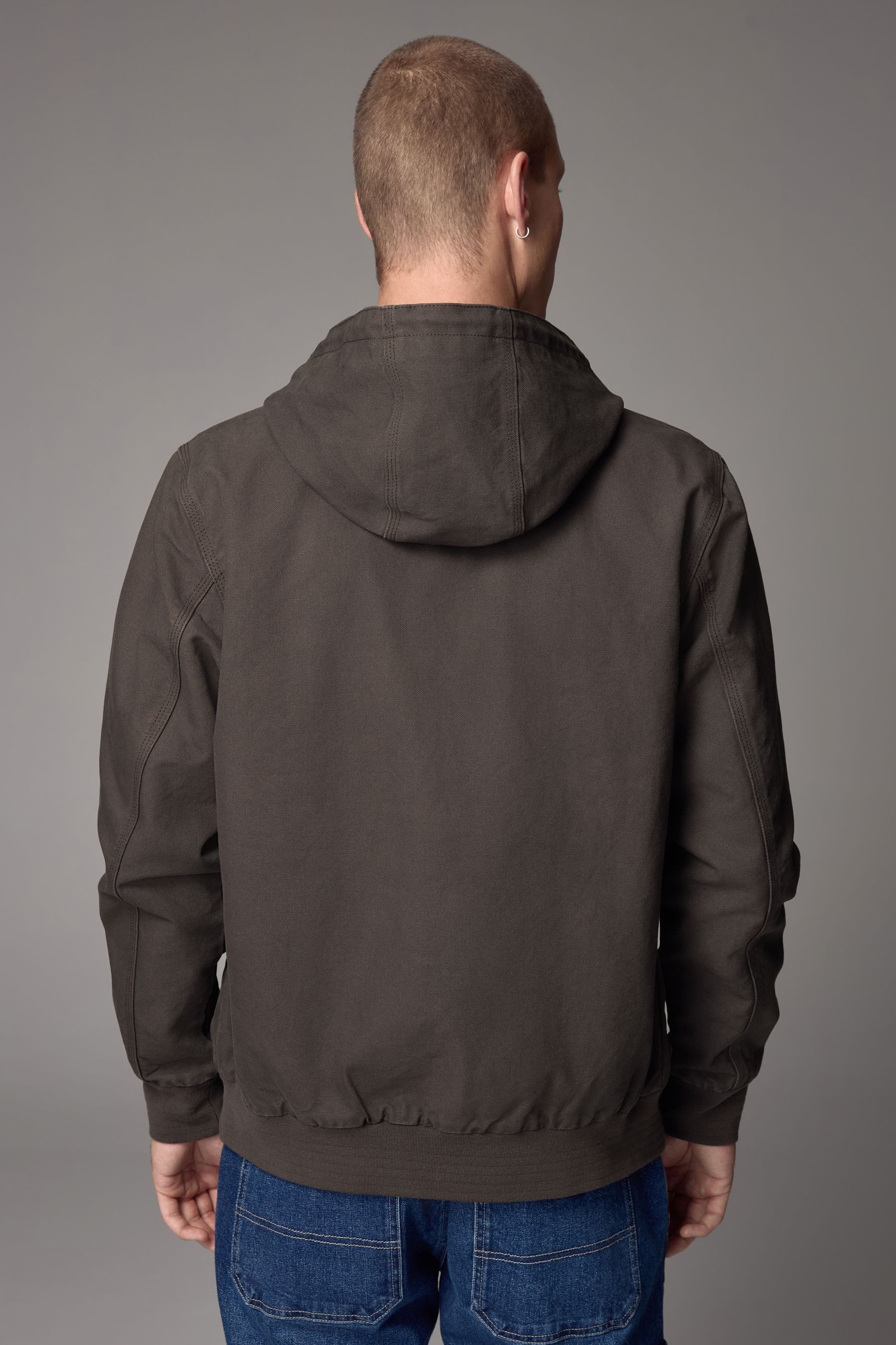 Next Canvasjacke Workwear-Jacke mit Kapuze und günstig online kaufen