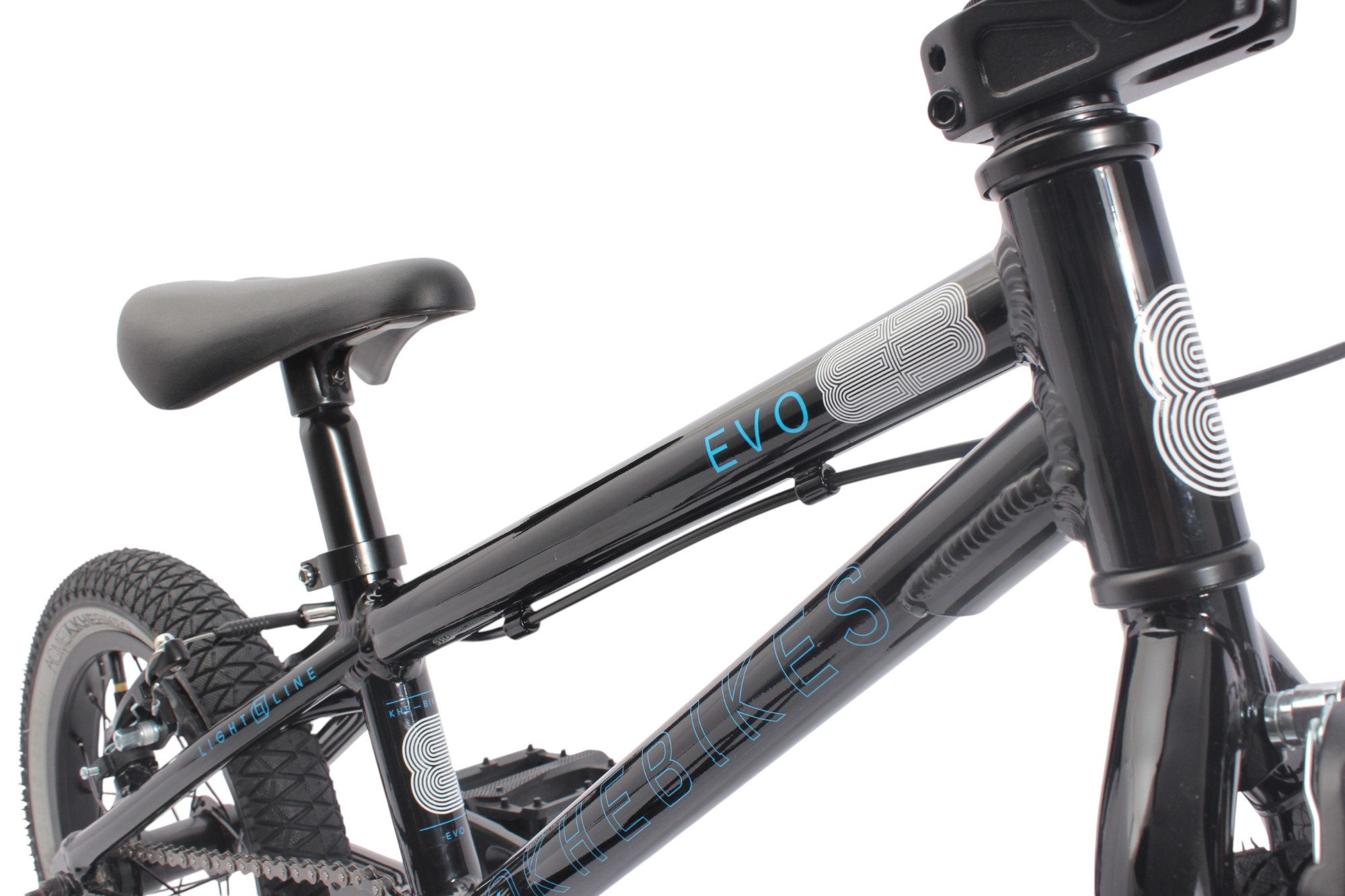 KHEbikes BMX-Rad KHE EVO LL 14 Zoll, 7,5kg, Aluminiumrahmen, 3D-Ausfallenden, V-Bremse