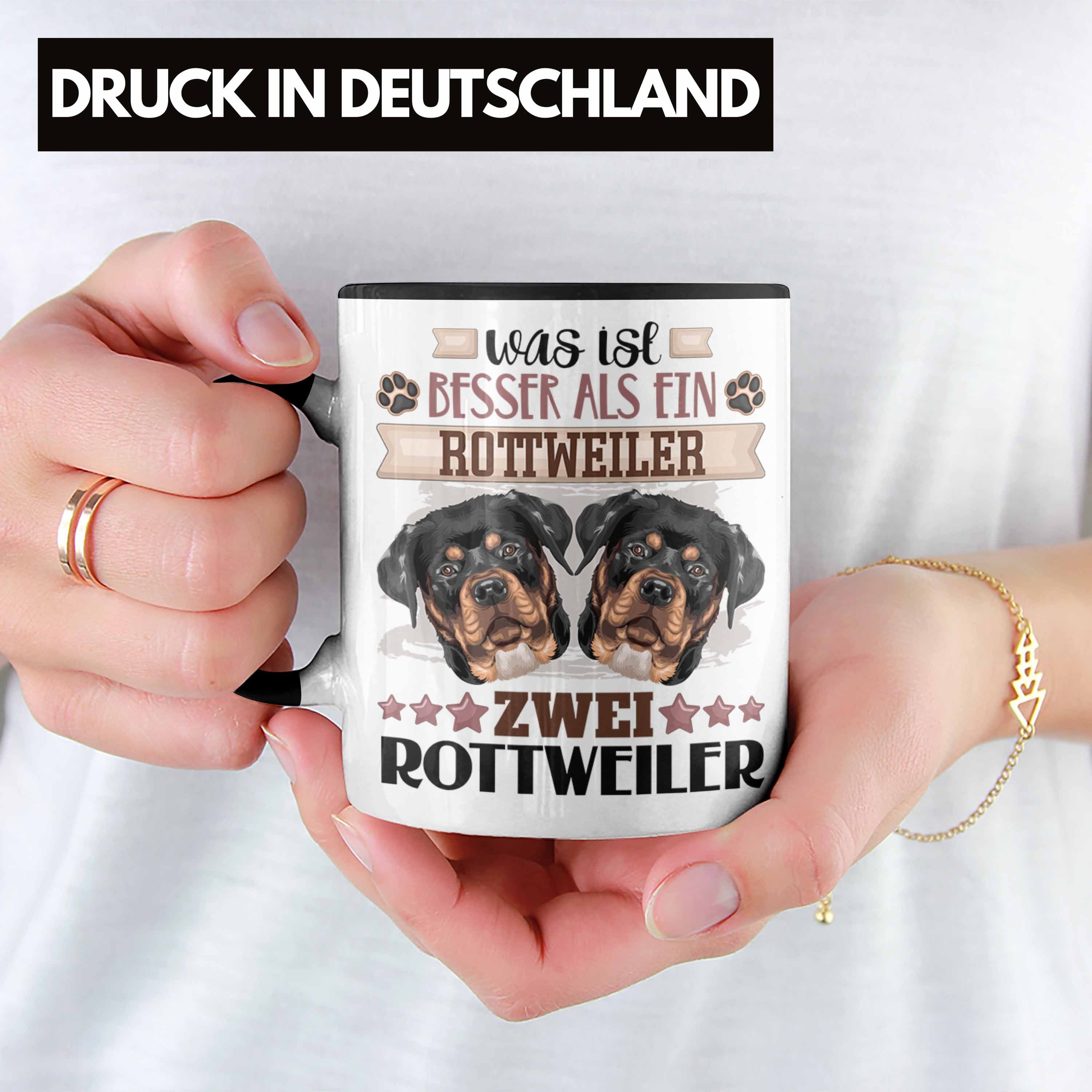 Trendation Tasse Geschenkidee Is Spruch Schwarz Was Tasse Besitzer Geschenk Rottweiler Lustiger