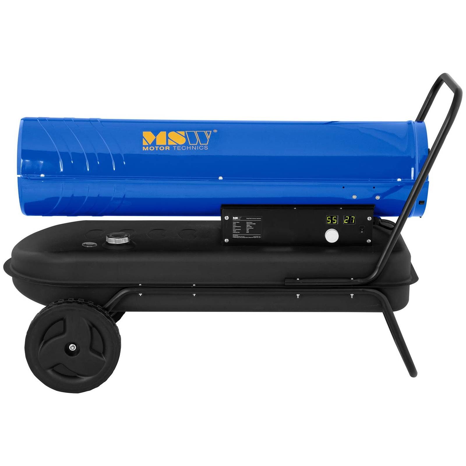 MSW Heizgerät MSW Diesel Heizkanone inklusive Wagen - 50 kW - 44 L, 50000 W günstig online kaufen