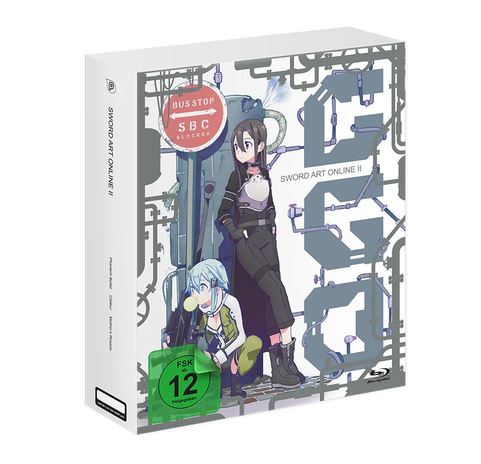 Crunchyroll Blu-ray Sword Art Online: Staffel 2 Gesamtausgabe Steelbook BluRay, (4-St., Box-Set)