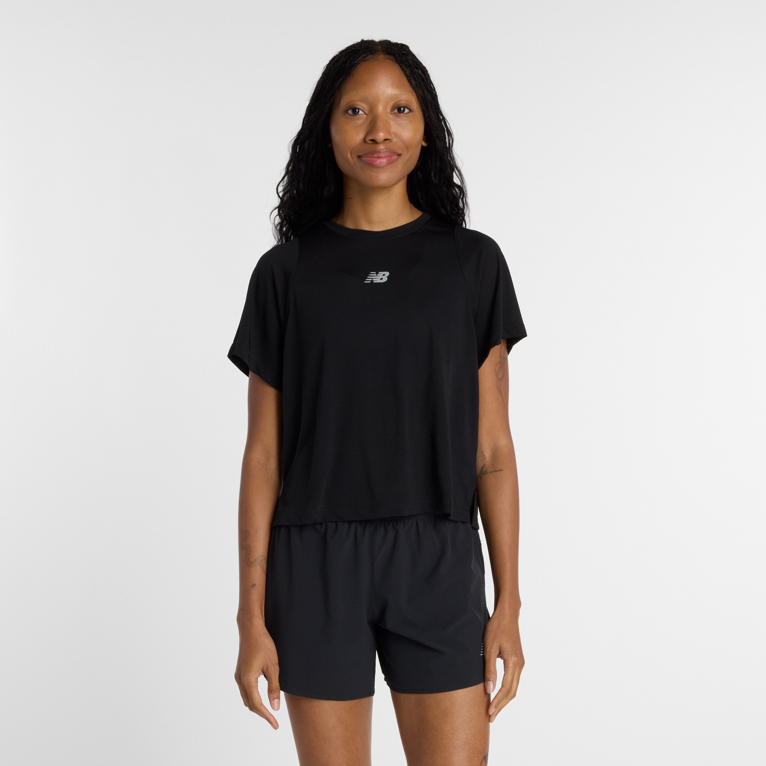 New Balance Funktionsshirt sportliche Passform, Kurzarm, für Sport, Rundhal günstig online kaufen