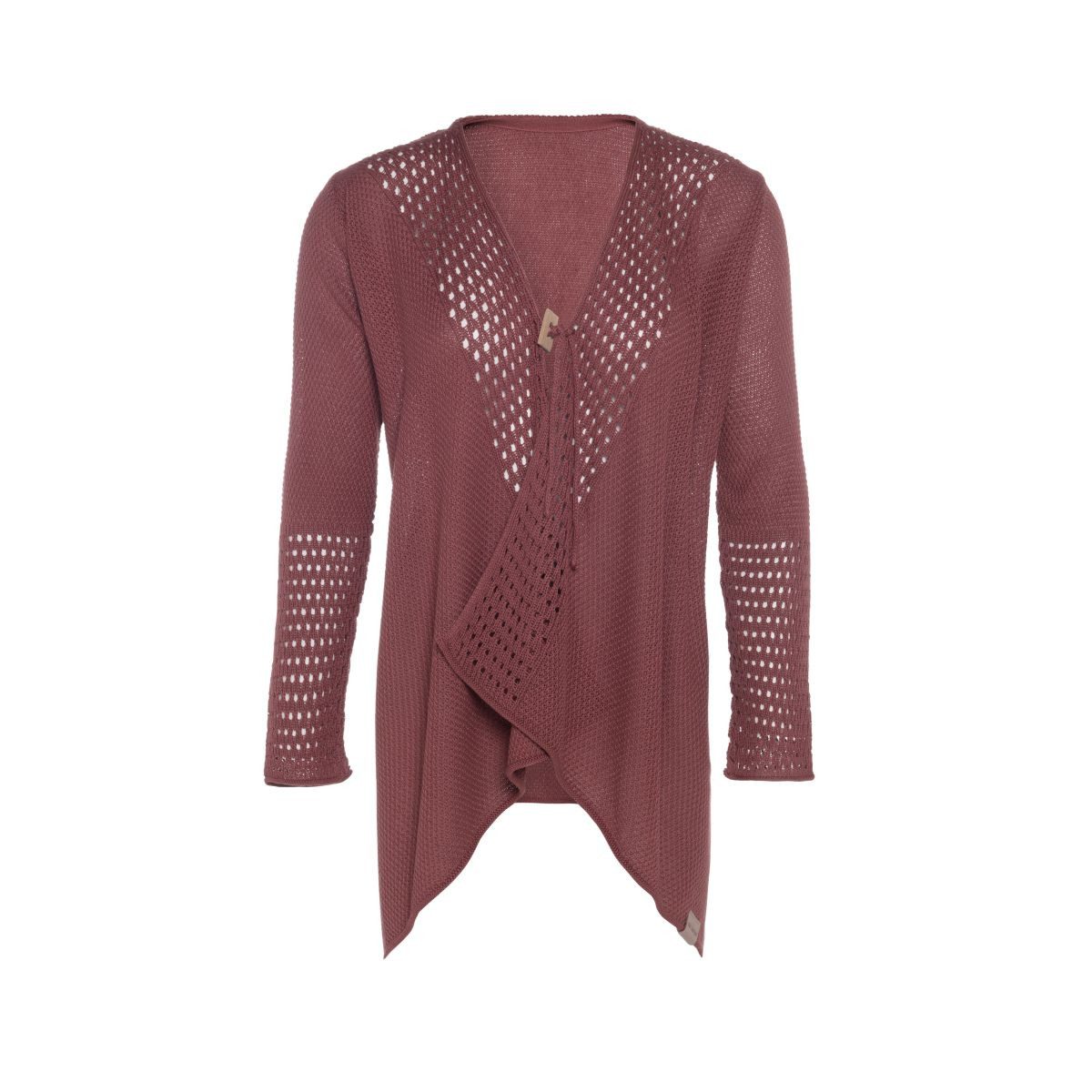 Knit Factory Ajourstrickjacke April Ajourstrickjacke