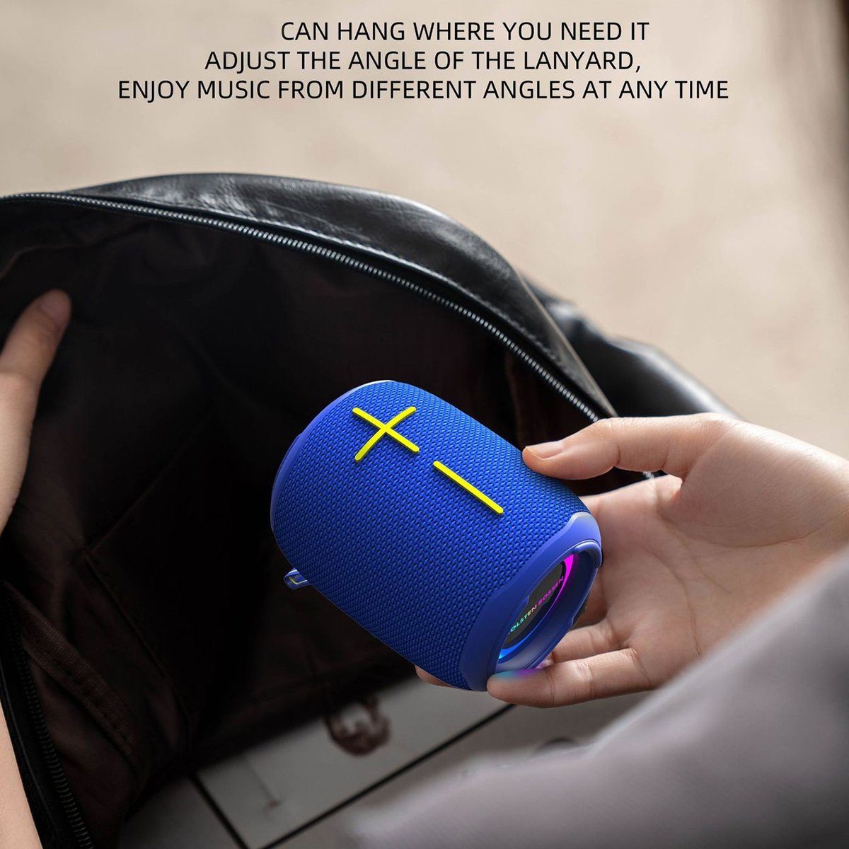 autolock Tragbarer Bluetooth Lautsprecher Bluetooth Box Bluetooth-Lautsprecher (360° Stereo Sound Wasserdicht Musikbox Soundbox für Reisen)