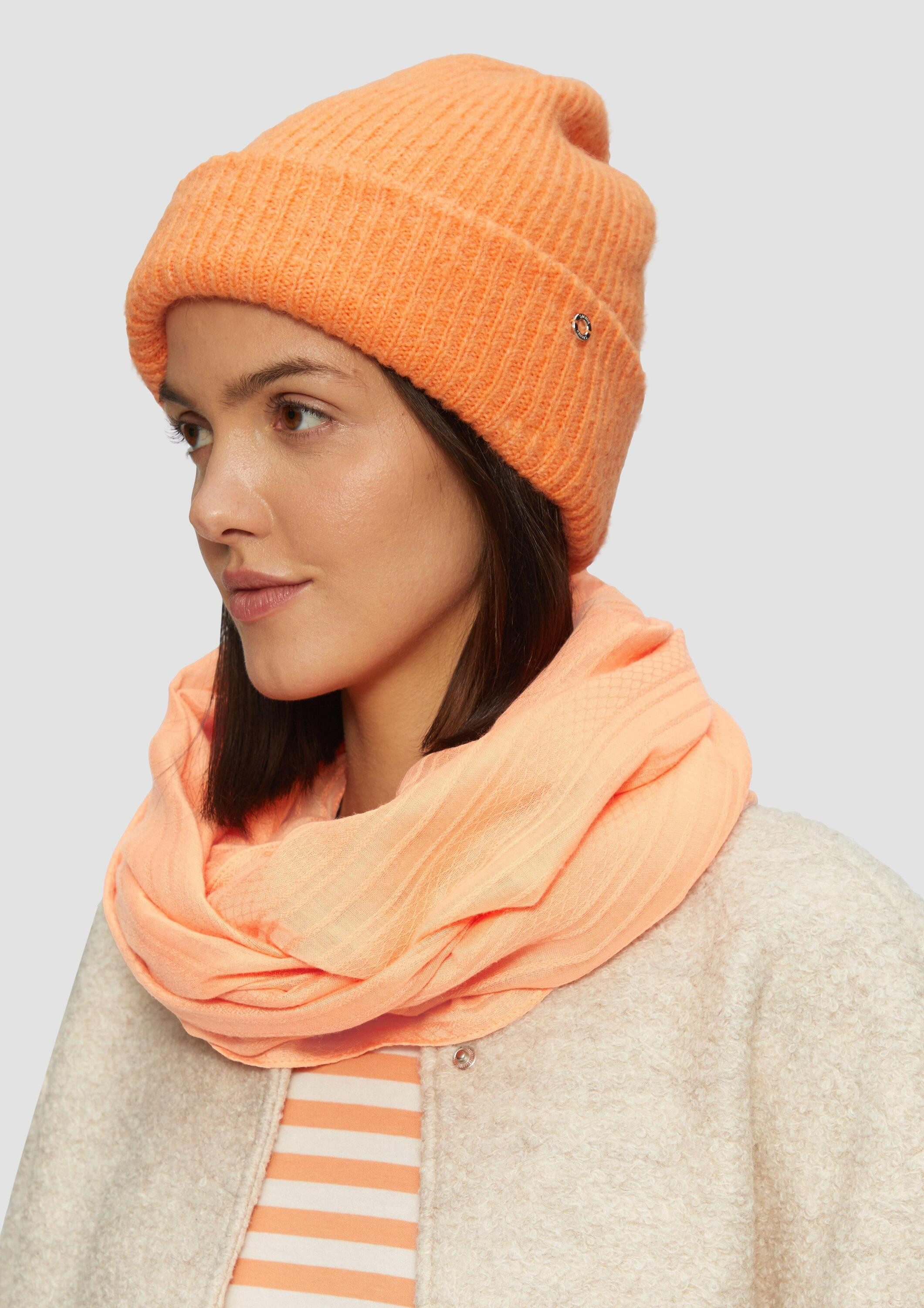 s.Oliver Loop Snood Loop-Schal aus Webware, günstig online kaufen