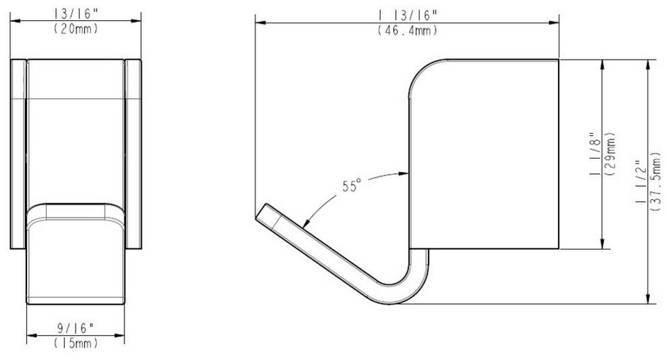 Lenz Handtuchhaken SOULUTION Touch, (2-St), Geeignet als Haken in Bad,  Küche oder Garderobe