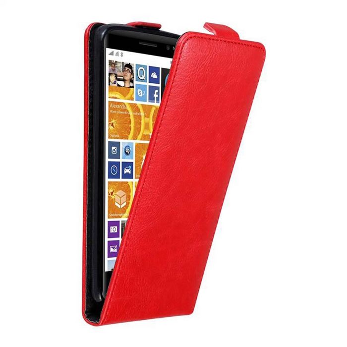 Cadorabo Handyhülle Flip wie Invis Nokia Lumia 830 Handy Schutzhülle Klappbare Hülle Kunstleder mit Magnetverschluss