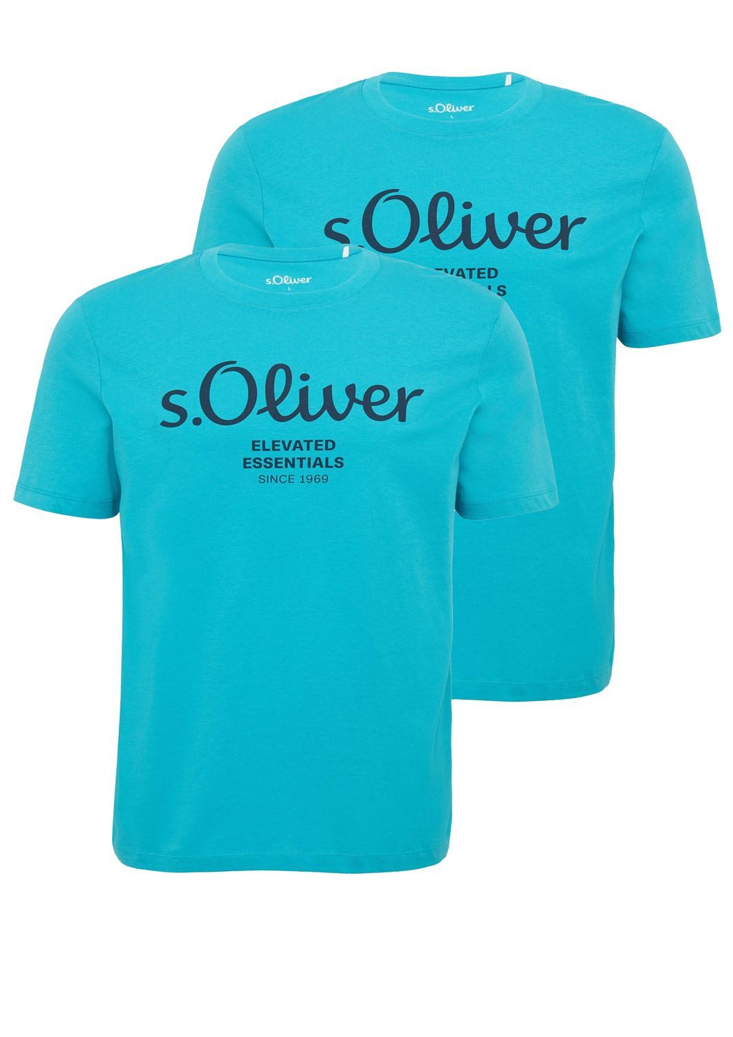 s.Oliver T-Shirt Big Size (2-tlg) Rundhals, günstig online kaufen