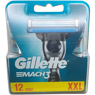 Gillette Rasierklingen Mach3, 12-tlg., 12er Pack