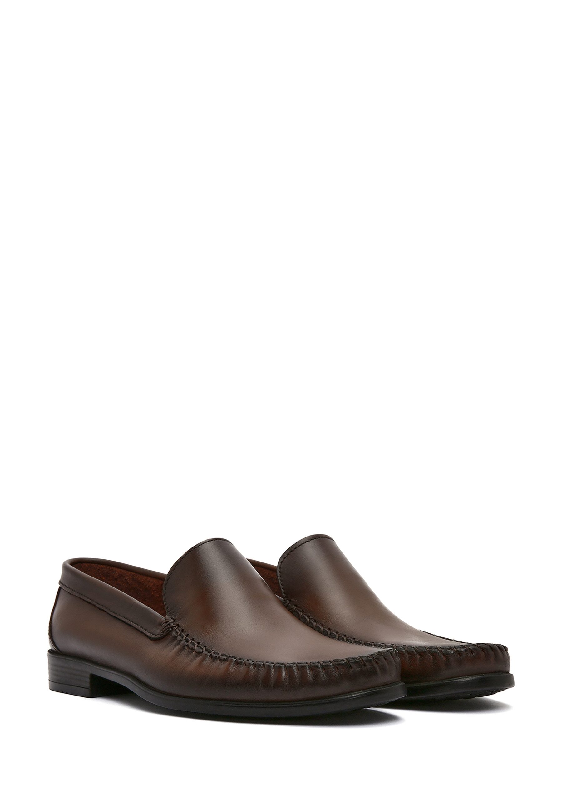 Derimod Lässige Loafer aus Leder Loafer Leder, Slip-On, Gummisohle, Lederfutter