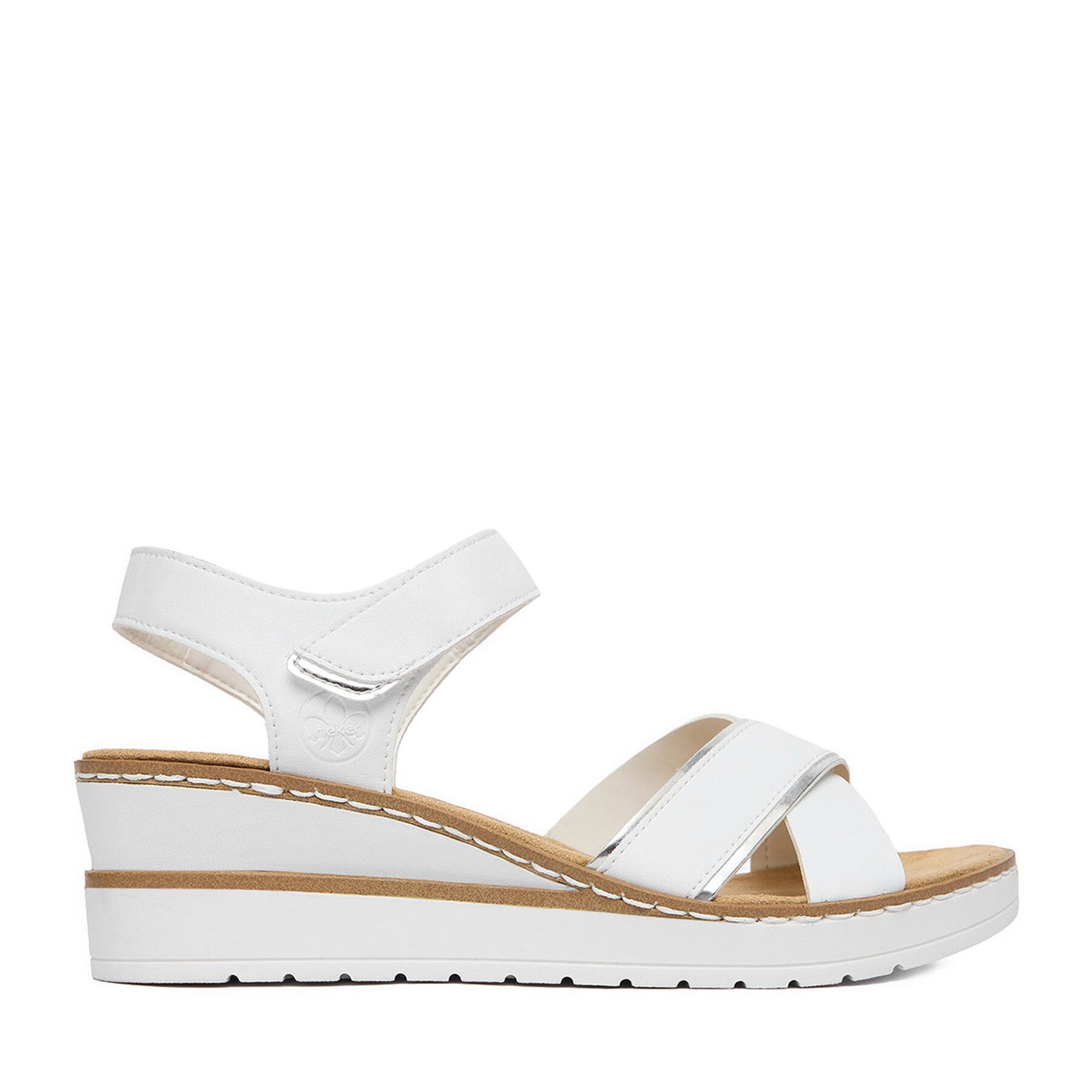 Rieker Rieker Damen-Sandalen Weiß V38G9-80 Sandale