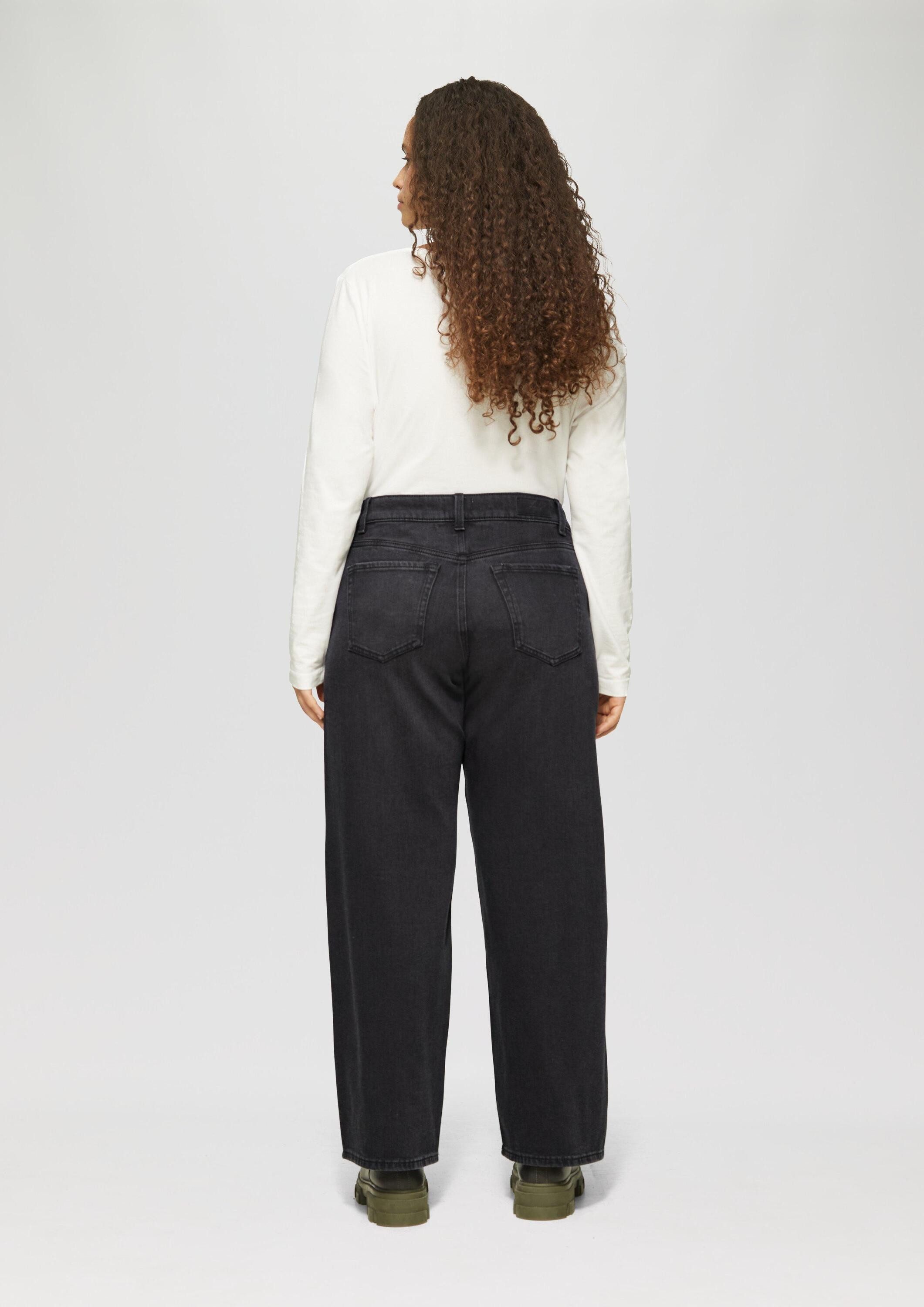 s.Oliver Regular-fit-Jeans Jeans-Hose Jeans / Straight Fit / Mid Rise / Straight Leg / mit Schmucksteinen
