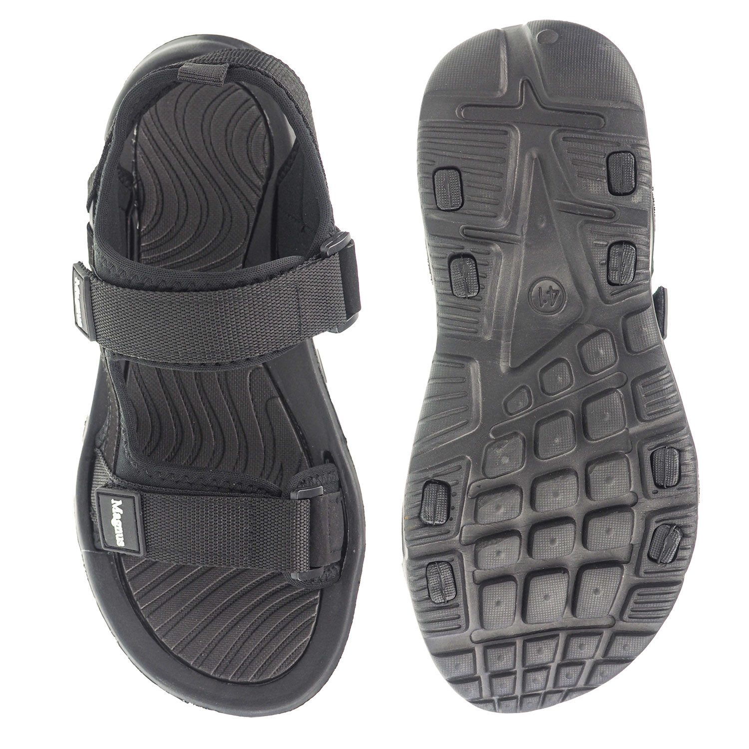 Magnus Magnus Sandalette Herren Schwarz Gr.40-46 Sandale
