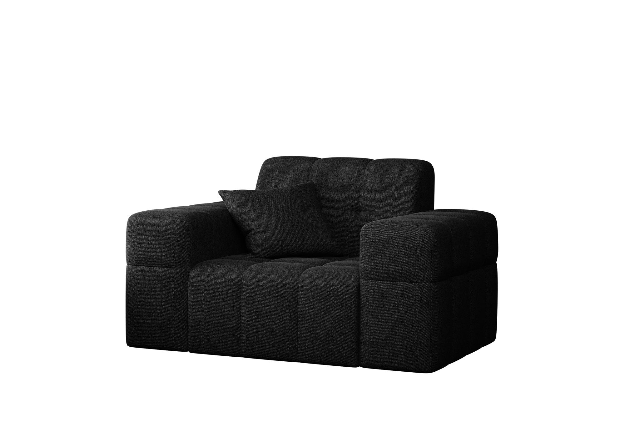 Fun Möbel Sessel Sessel Designersessel NANCY in Stoff Neve, Rundumbezug