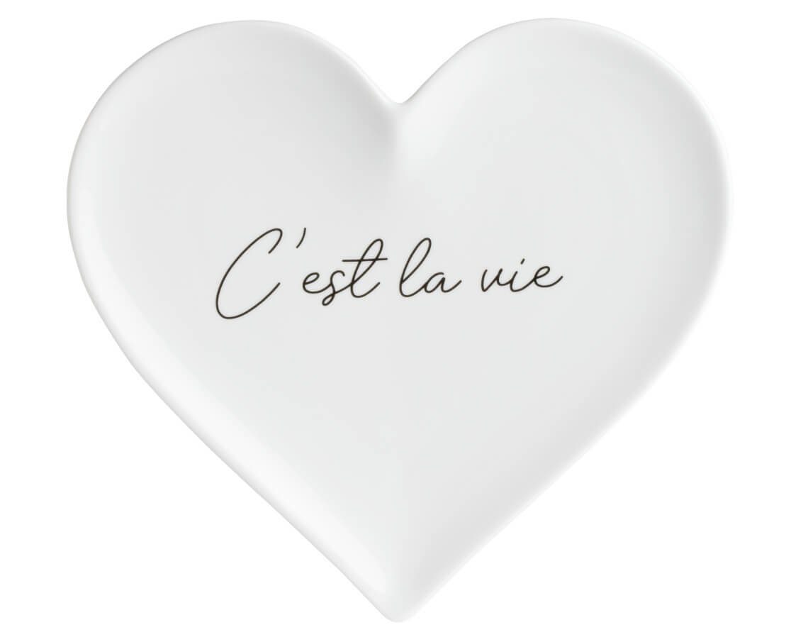 Räder Design Тарелки Herzteller "C'est la vie"