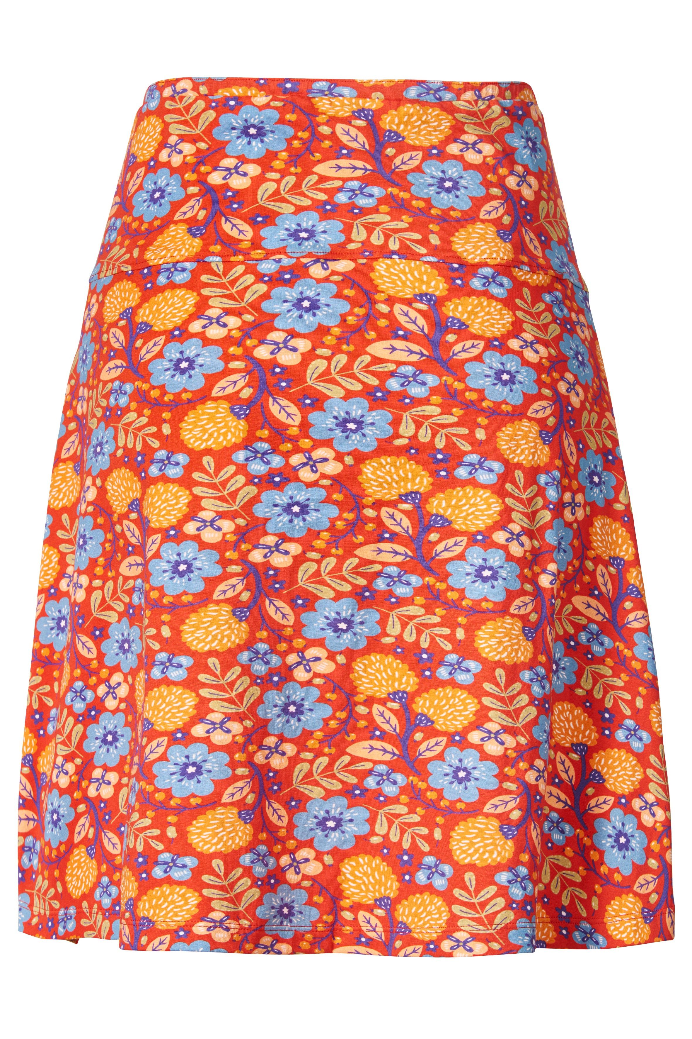 Himalaya Clothing Strickrock Rock Damen mit floralem Print - Leichter Somme günstig online kaufen