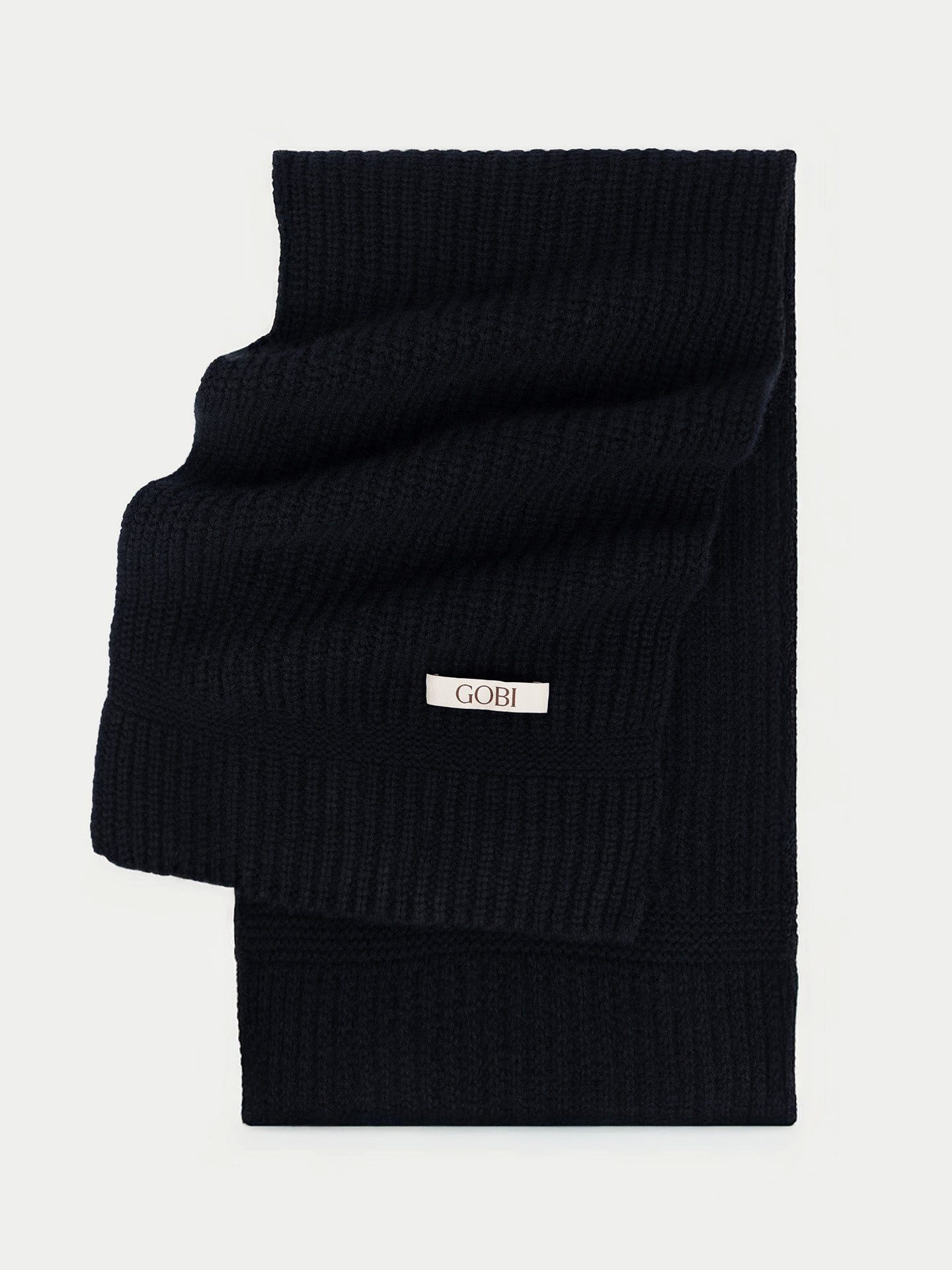 GOBI Cashmere Strickschal Breitgerippter Strickschal