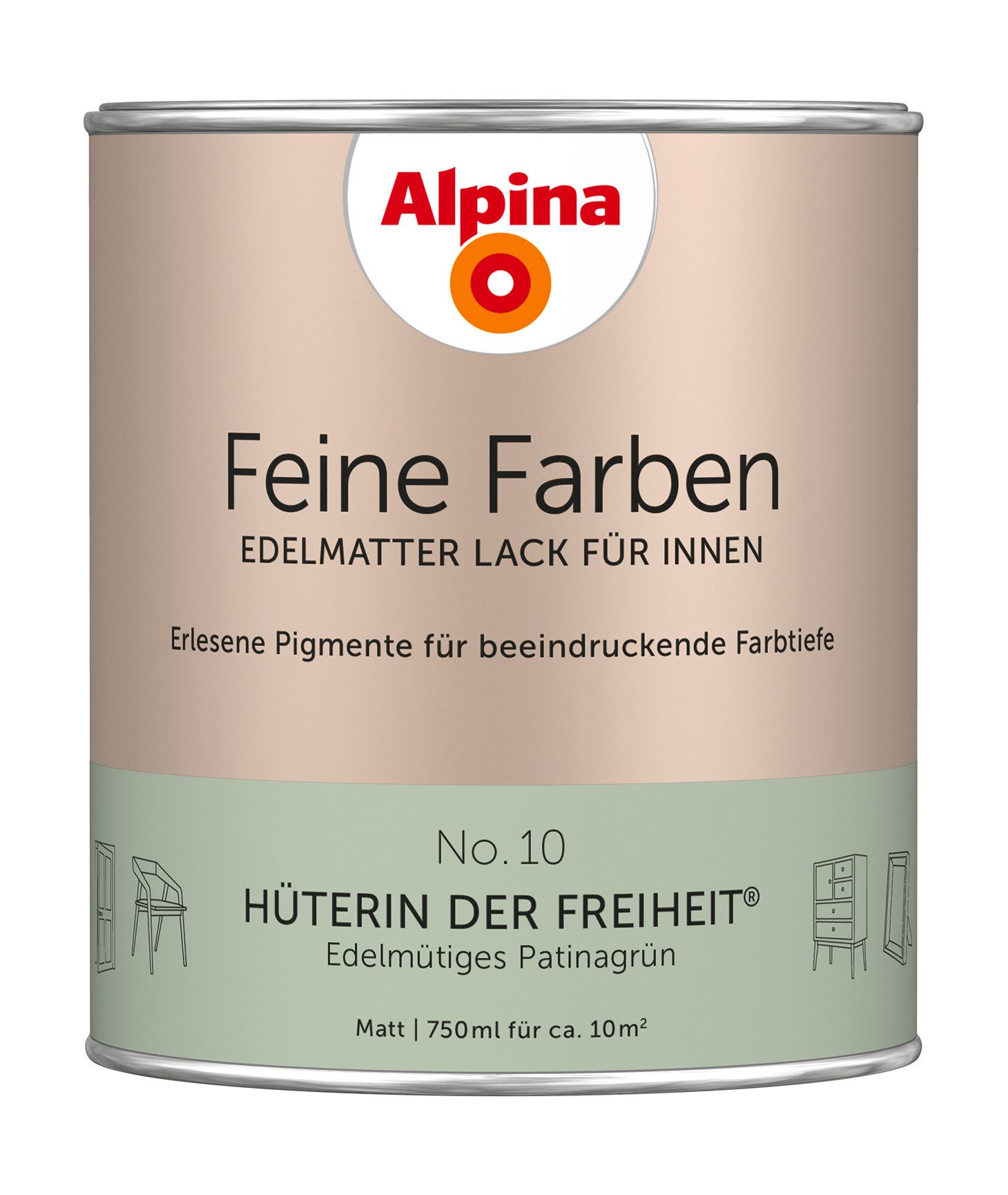 Alpina Lack Feine Farben Lack 750ml