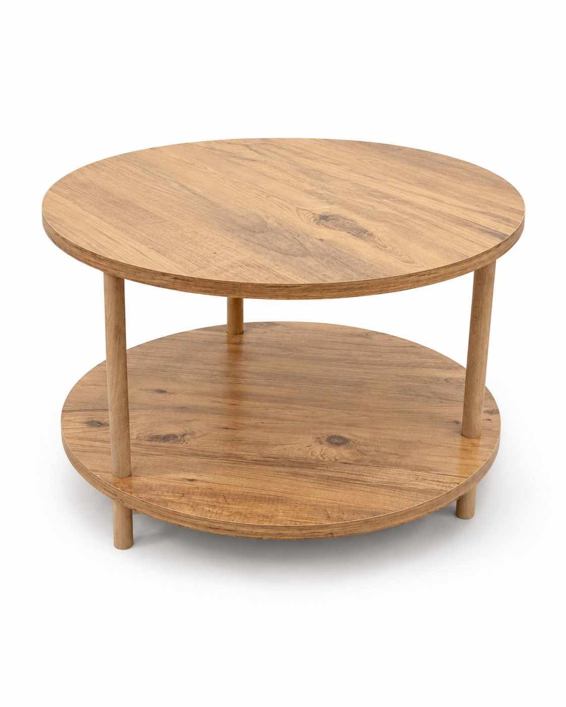 Skye Decor Couchtisch Peka-0008 (1-St., 1 Tisch), Peka-0008 Couchtisch in Kiefer, rund, pflegeleicht
