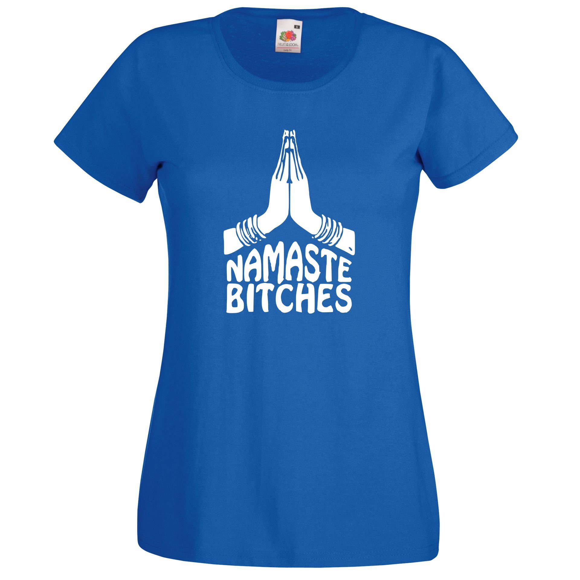Youth Designz T-Shirt Namaste Hand Damen günstig online kaufen