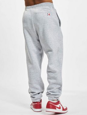 URBAN CLASSICS Stoffhose Herren KM-PL011-013-03 SMALL SIGNATURE SWEATPANTS ASH GREY (1-tlg)