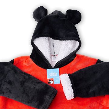Disney Kapuzenpullover Disney Home Übergroße Hoodie Sweatshirt Decke mit Kapuze Unifarben mit Rundhalsausschnitt