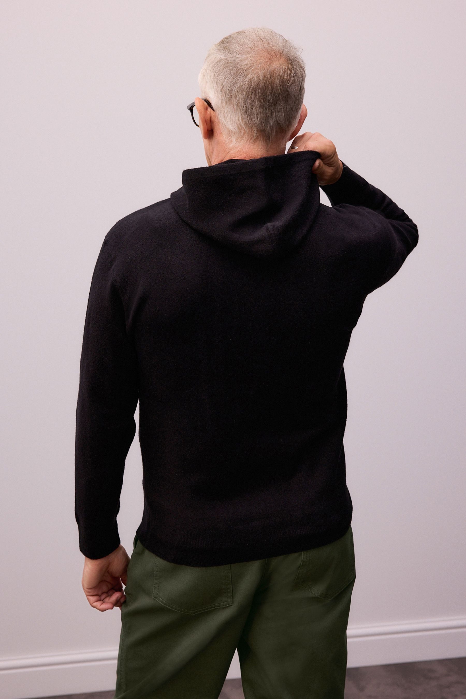 Next Kapuzenpullover Gestricktes Kapuzensweatshirt normale Passform günstig online kaufen