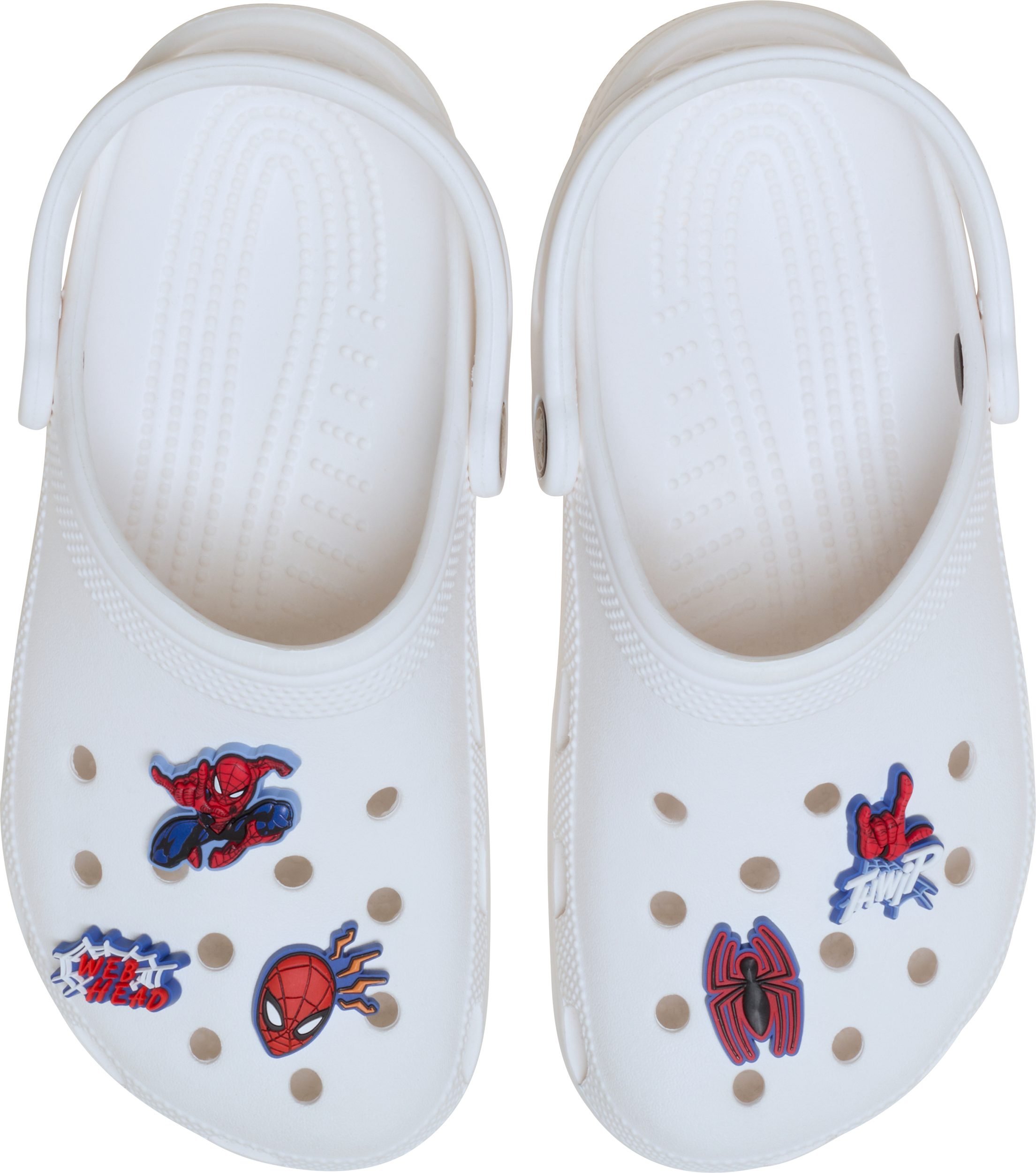 Crocs Schuhanstecker Jibbitz™ Spiderman (Set, 5-tlg., Kein Spielzeug. Nicht für Kinder unter 3 Jahren geeignet), Charms, Anstecker mit Spiderman Motiven