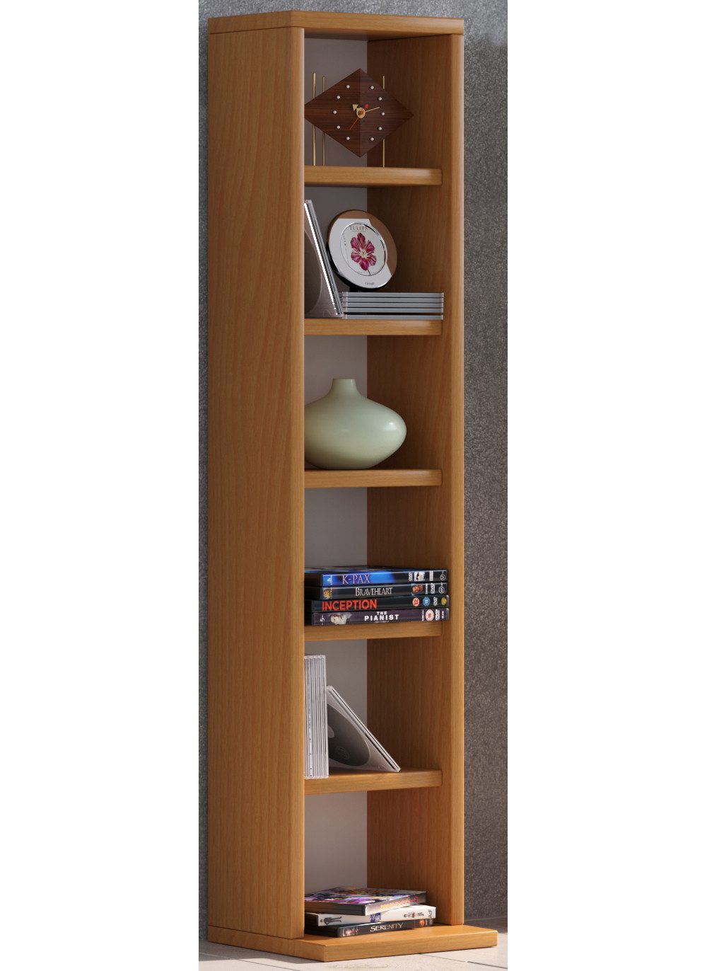 VCM Standregal Bücherregal Elementa H. 92 x B. 21 x T. 20 cm