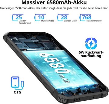blackview BV5300 pro Rugged Smartphone, Outdoorhandy mit 7 GB RAM Smartphone (15,49 cm/6,1 Zoll, 32 GB Speicherplatz, 13 MP Kamera, GPS, Glonass, Beidou, Galileo, NFC)