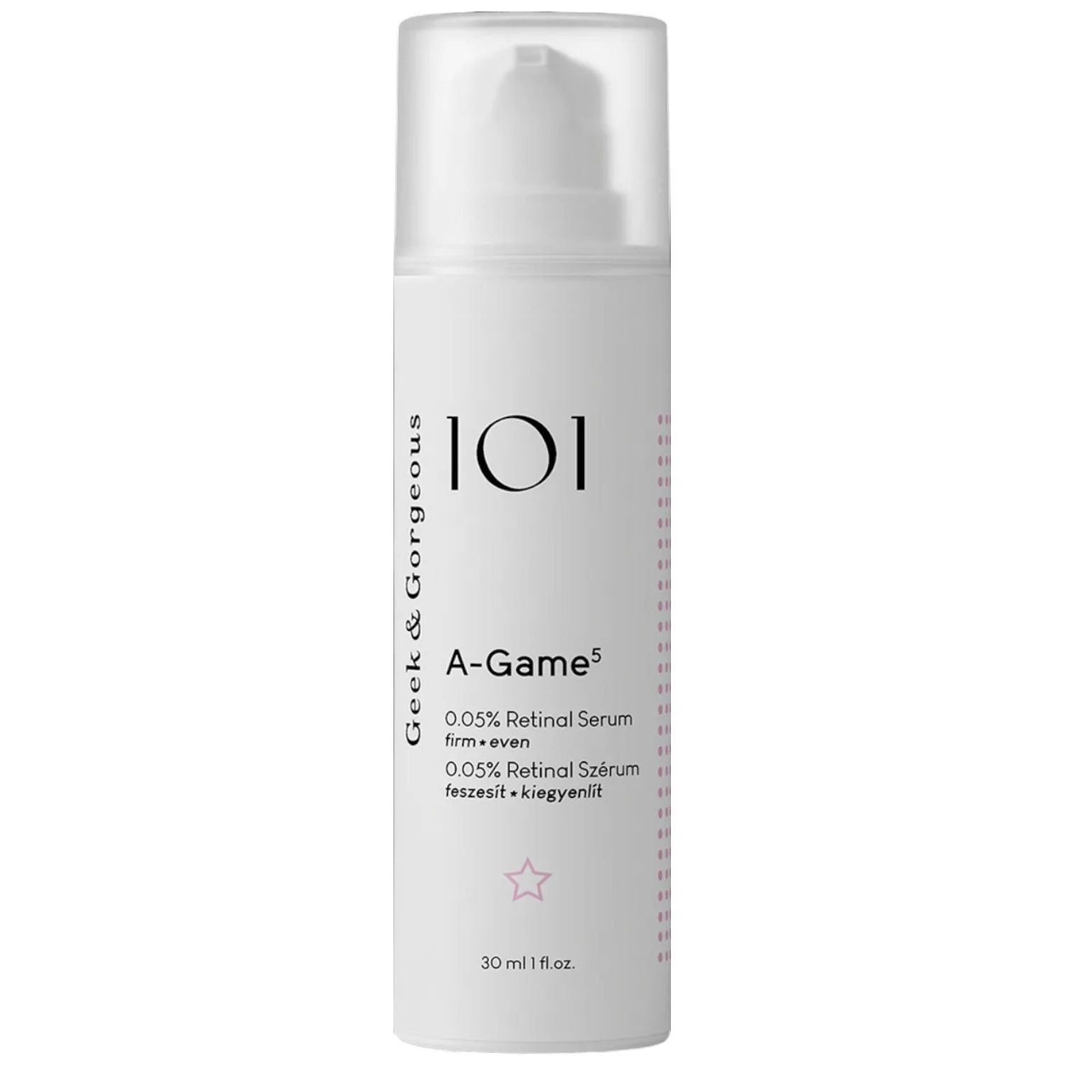 Geek & Gorgeous Gesichtsserum Serum 101 A-Game-5 0,05% Retinal, 30 ml