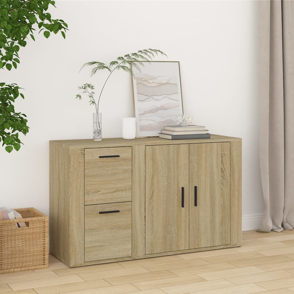 Sideboard Klassisches 100 x 33 x 59,5 cm Sonoma-Eiche Holzwerkstoff